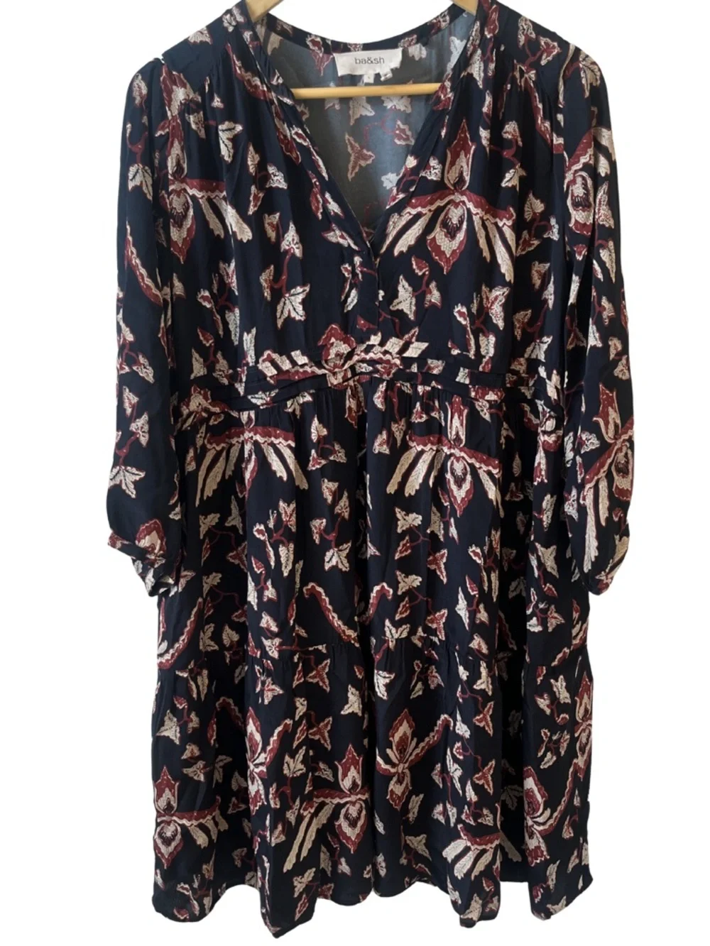 ba&sh Calix V-Neck Dress | Size Large - Picture 2 of 10